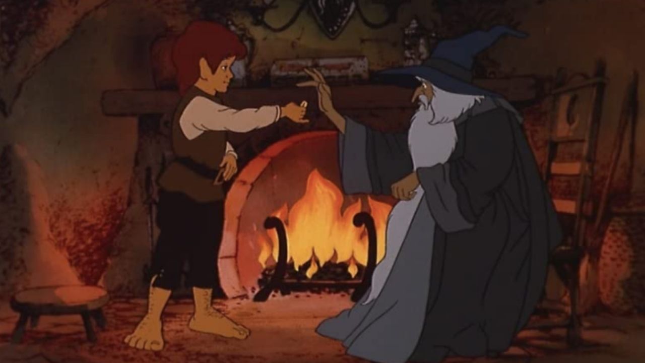 Cena de animação de O Senhor dos Anéis (Foto: Reprodução via IMDb)