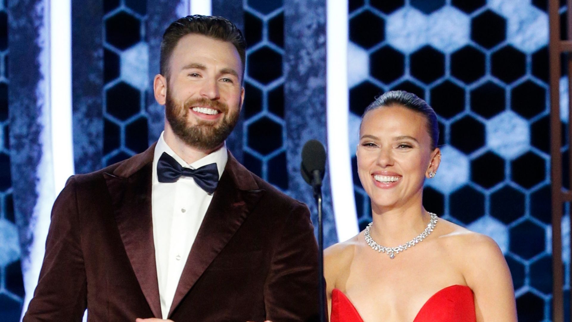 Chris Evans e Scarlett Johansson (Foto:  Paul Drinkwater/NBCUniversal Media, LLC via Getty Images)