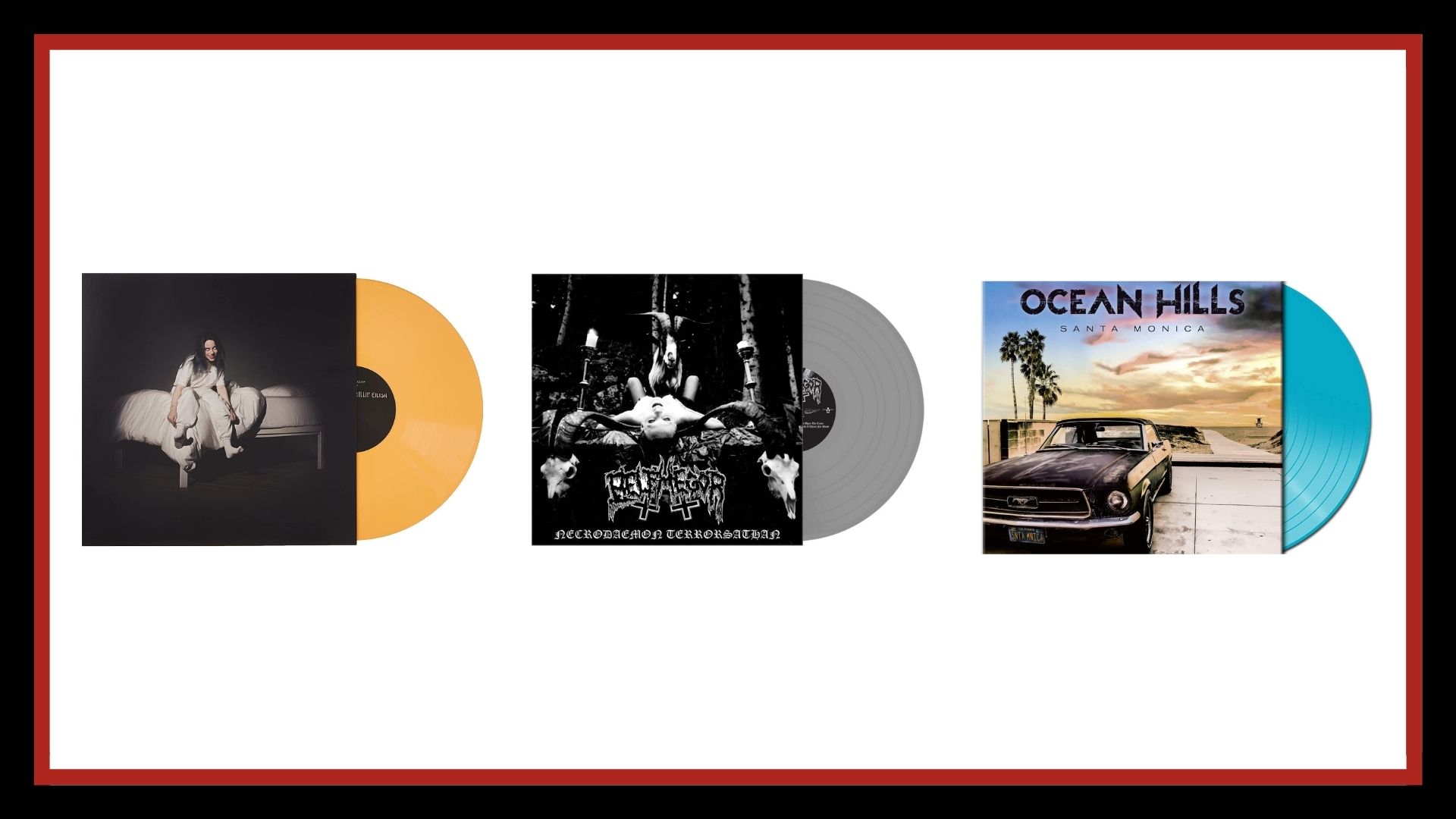 Adquira os vinis coloridos dos artistas mais aclamados de todos. Confira!