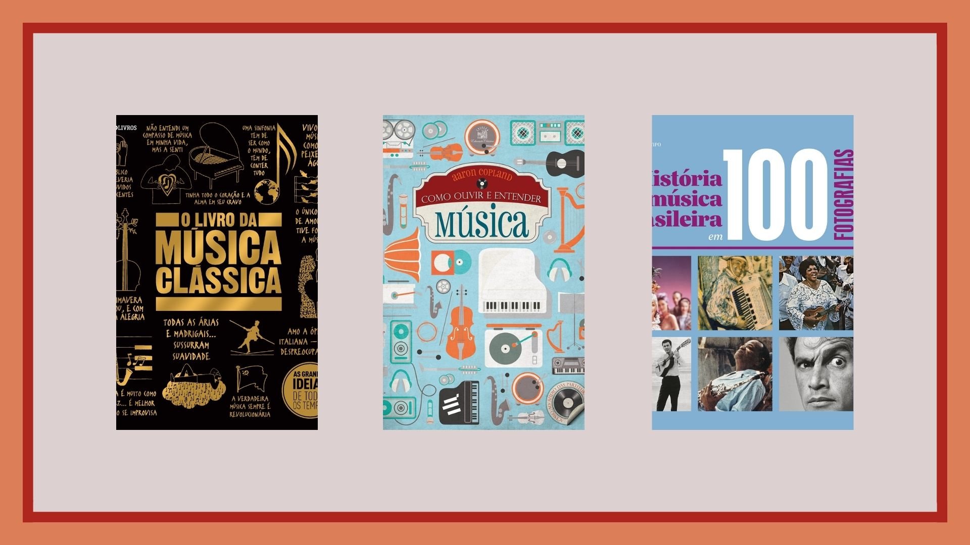 Capas das obras diponíveis na Amazon