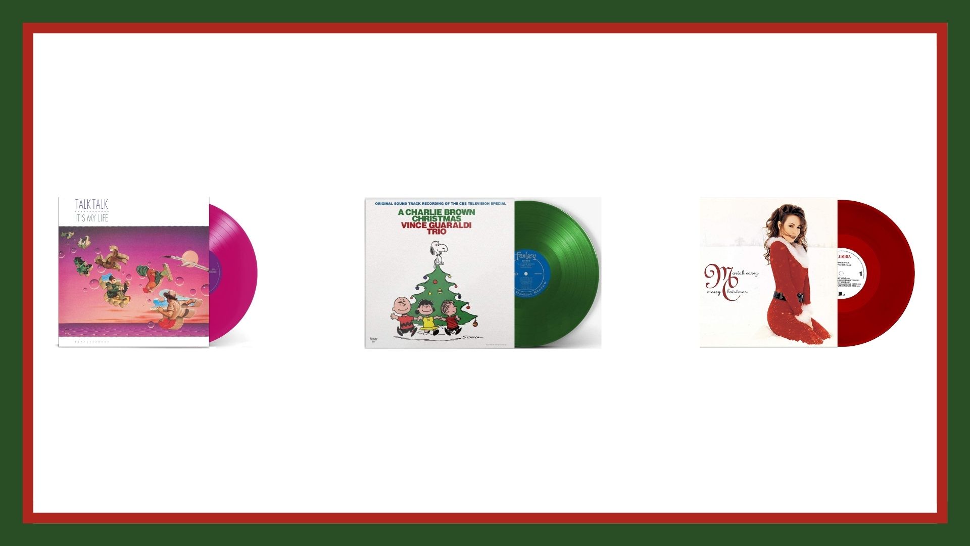 Capas dos discos de vinil disponíveis na Amazon