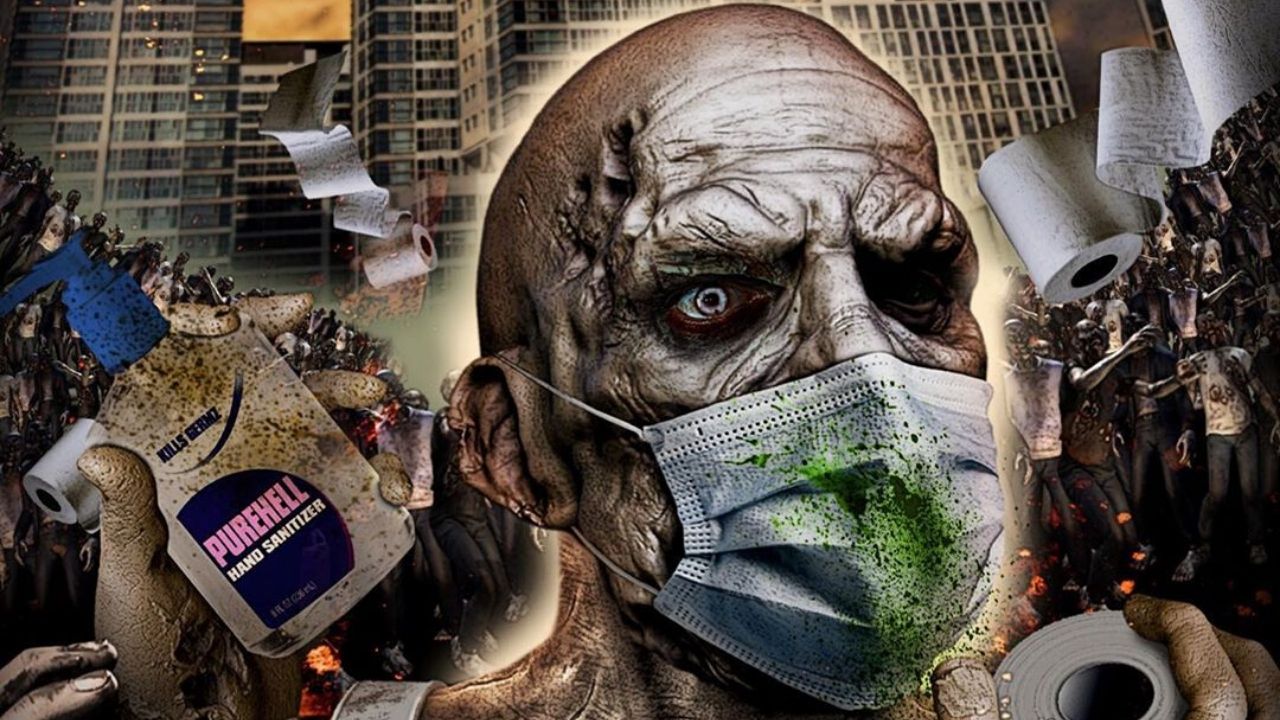 Pôster do novo filme Corona Zombies (Foto: Reprodução / Instagram)