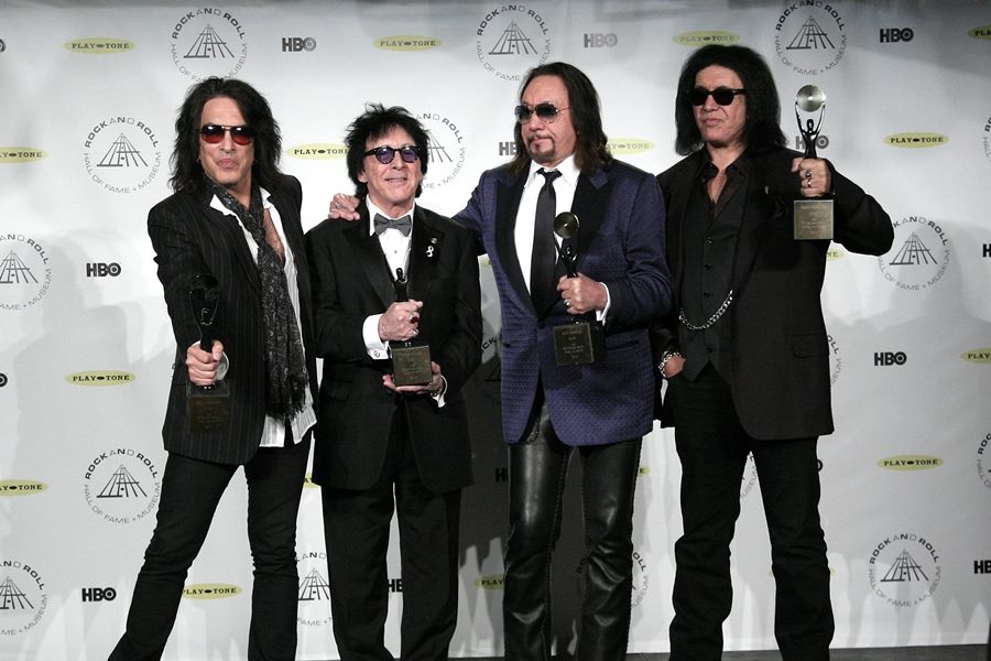 Paul Stanley, Peter Criss, Ace Frehley, Gene Simmons (Foto: Andy Kropa/AP)