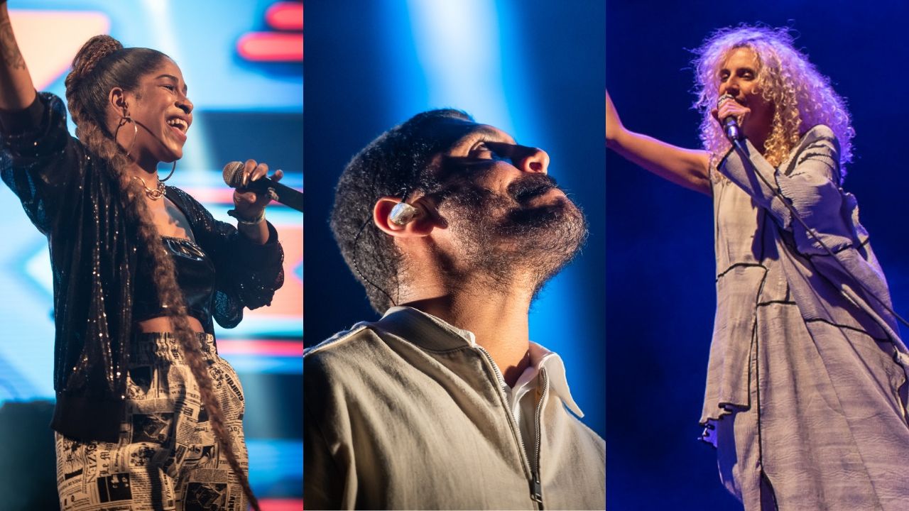 Drik Barbosa, Criolo e Luiza Lian (Fotos: Ariel Martini)