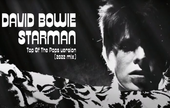 Arte oficial de David Bowie – 'Starman (Top Of The Pops Version, 2022 Mix)' (Reprodução)