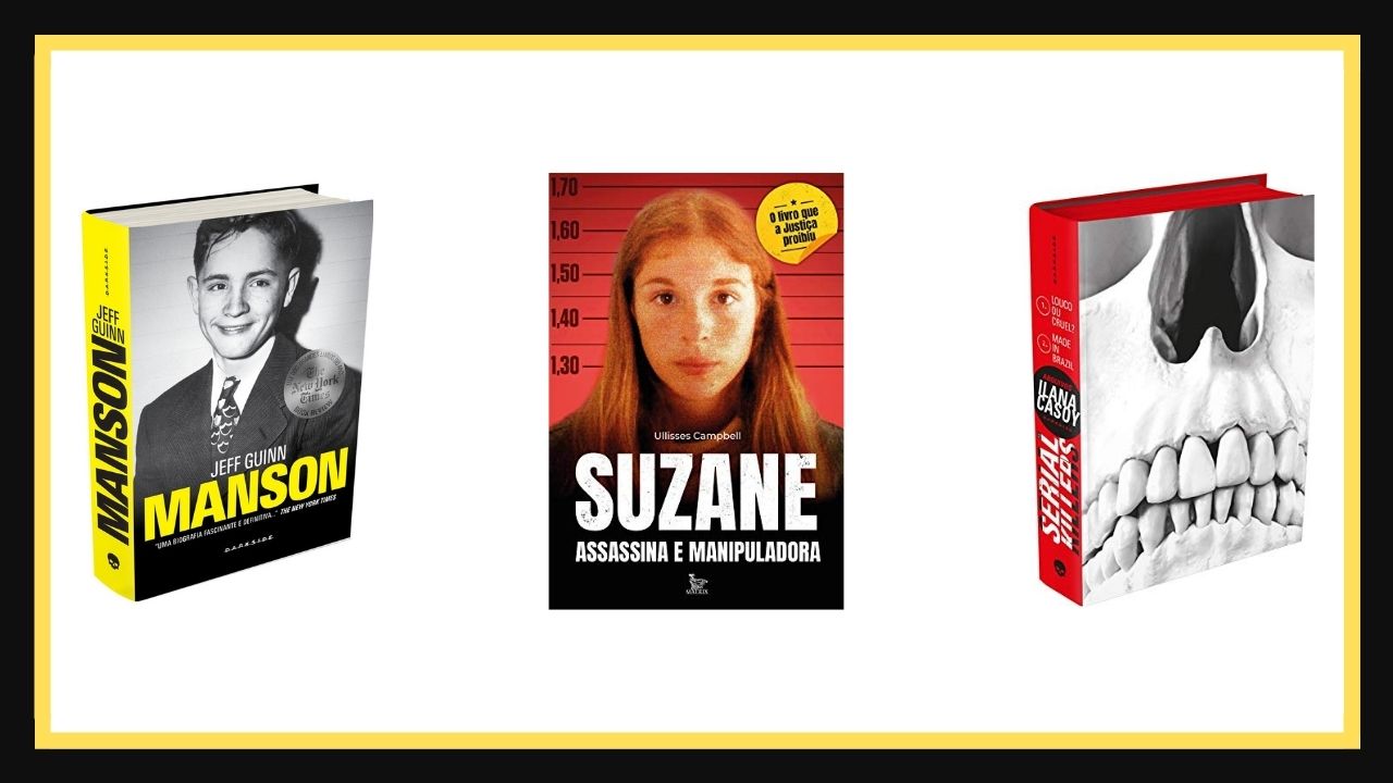 Arrepie-se com os crimes reais e seus detalhes relatados nos livros que precisam estar em sua coleção. Confira!
