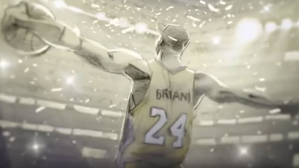 Kobe Bryant na animação Dear Basketball (Foto: Reprodução)