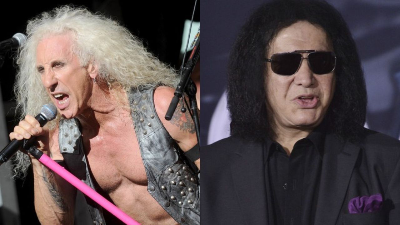 Dee Snider, do Twisted Sister (Foto: Dennis Van Tine/STAR MAX/IPx / AP) e Gene Simmons (Foto: Sthanlee B. Mirador/Sipa via AP Images)