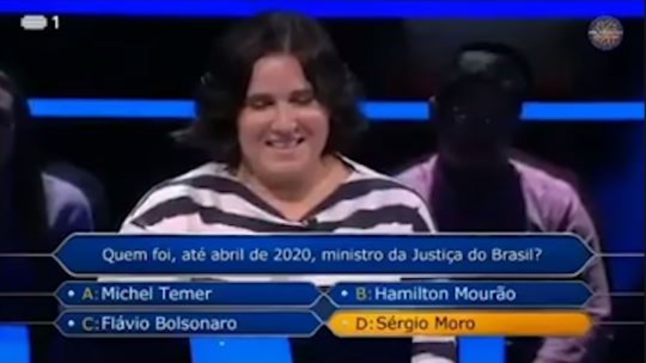 Diana, participante de Quem Quer Ser um Milionário (Foto: Uol / YouTube / Reprodução)