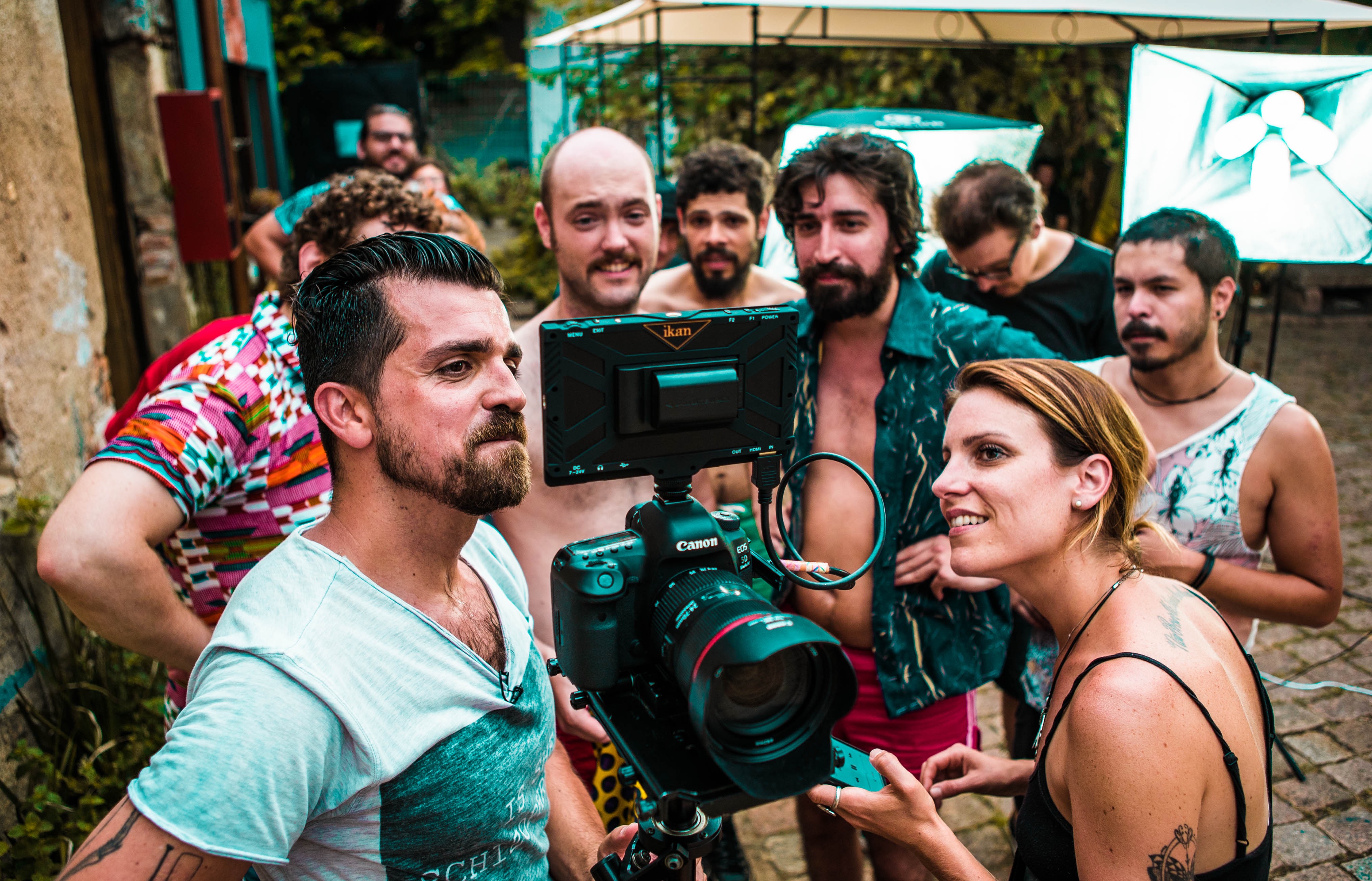 Gravação de "Tudo Trocado", do Dingo Bells (Foto: Bruno dos Anjos)