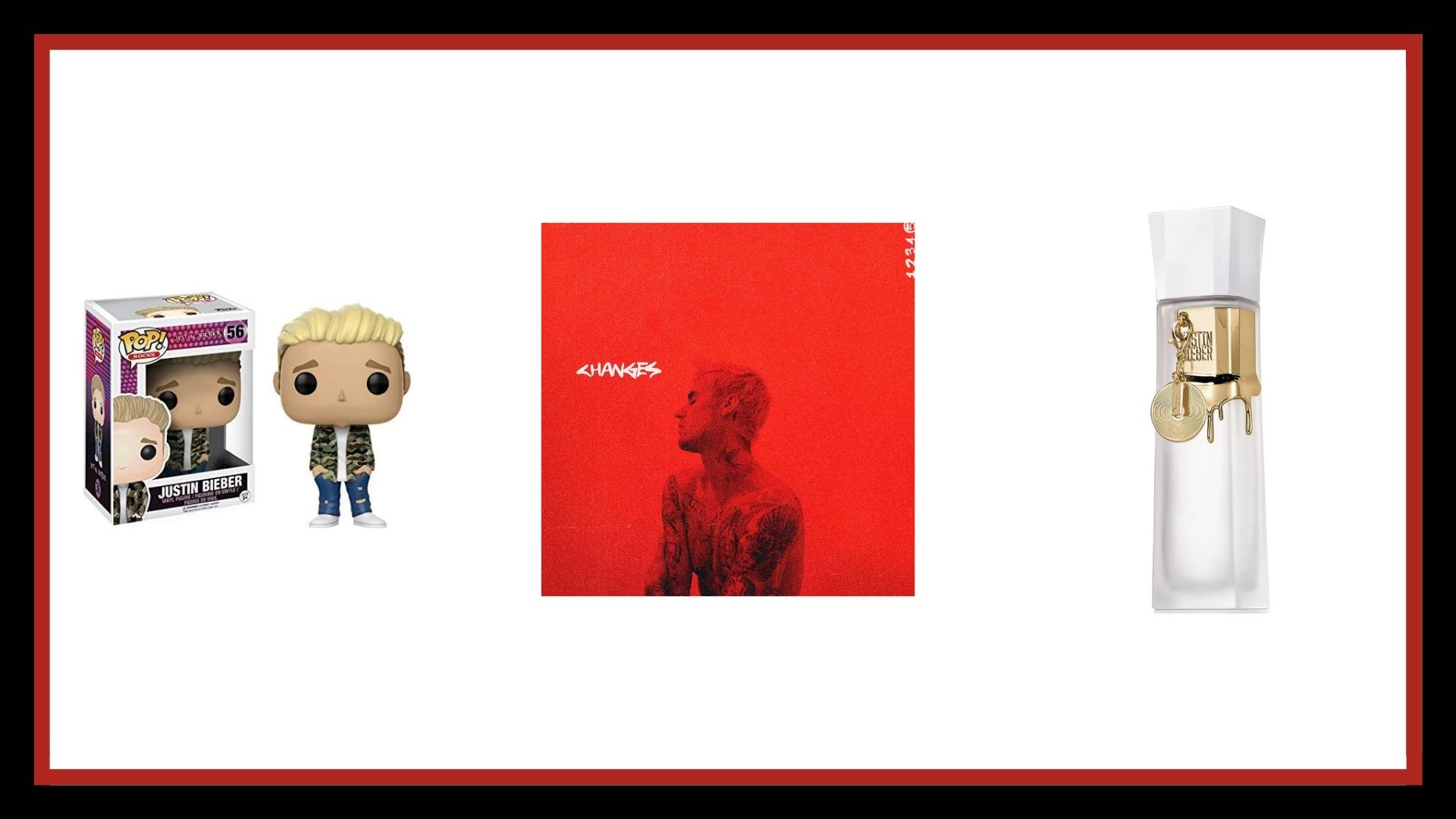 Discos, bonecos colecionáveis e muito mais... Vale a pena conferir quais são os itens que todo fã de Justin Bieber precisa ter