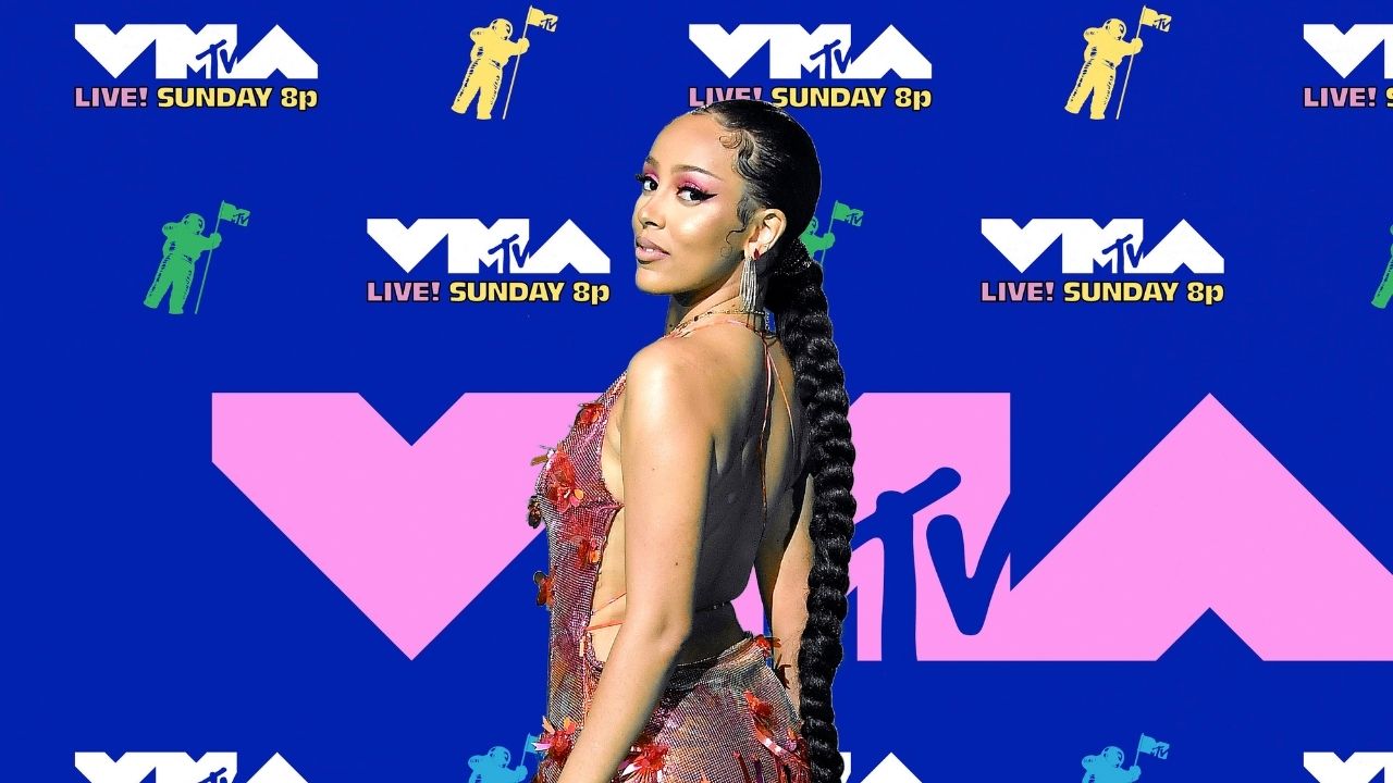 Doja Cat no VMA 2020 (Foto: Frazer Harrison/Getty Images for RCA)