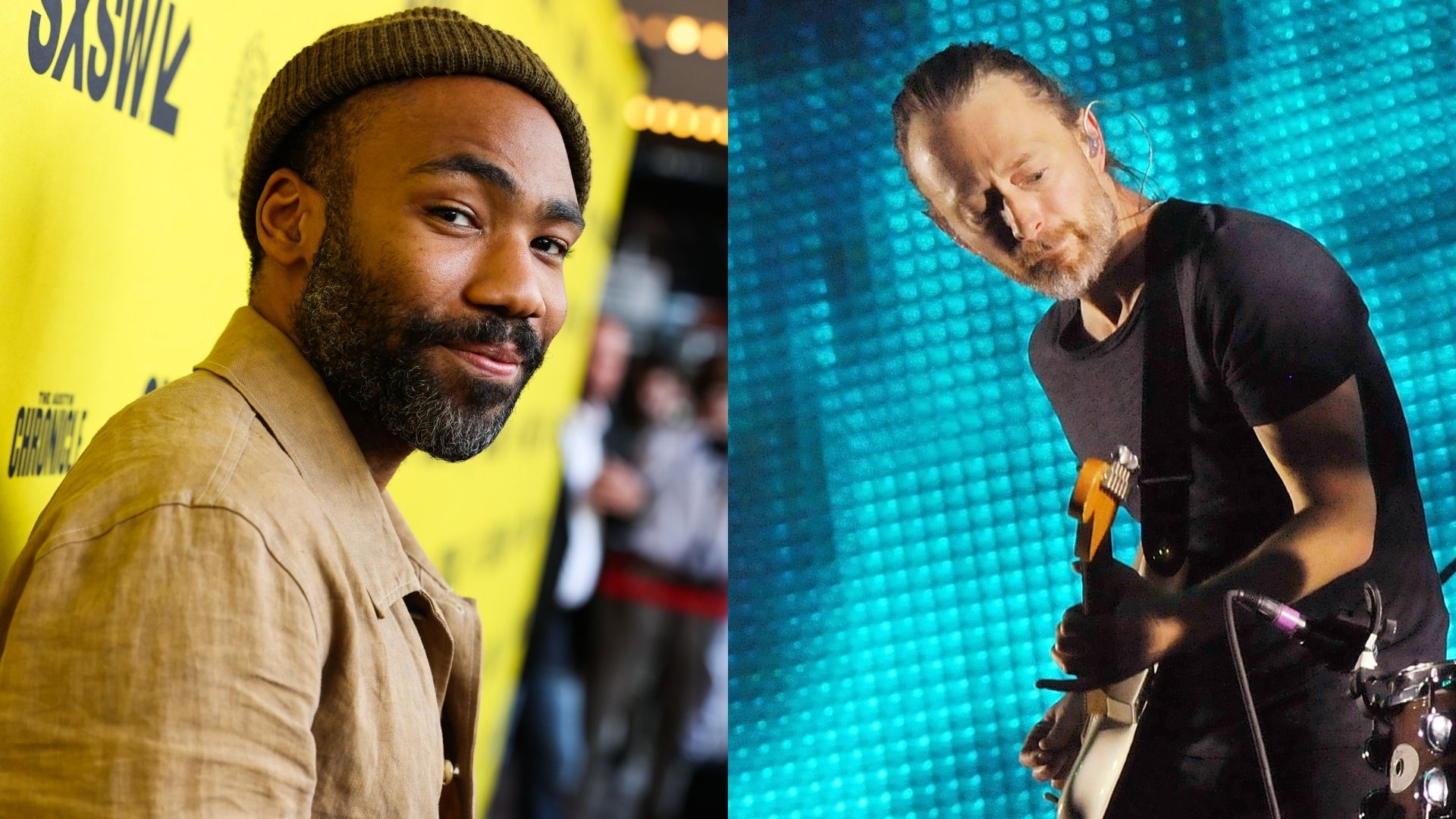 Childish Gambino (Foto: Rich Fury / Getty Images), Radiohead (Foto: Getty Images)