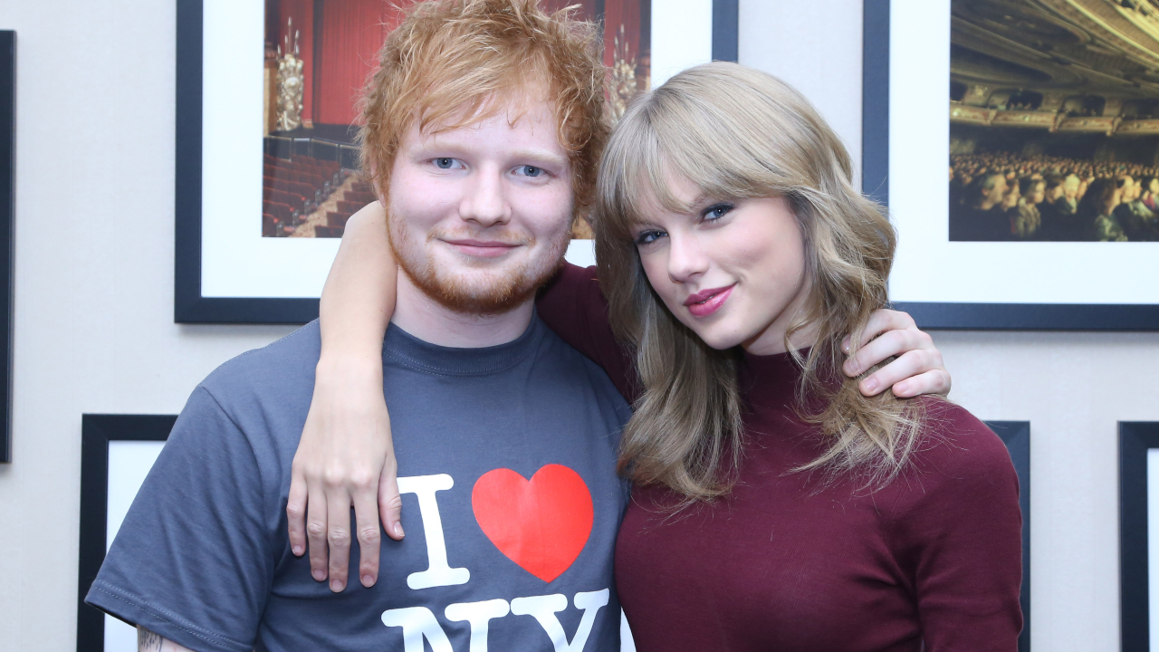Ed Sheeran e Taylor Swift (Foto: Anna Webber/Getty Images for Atlantic Records)