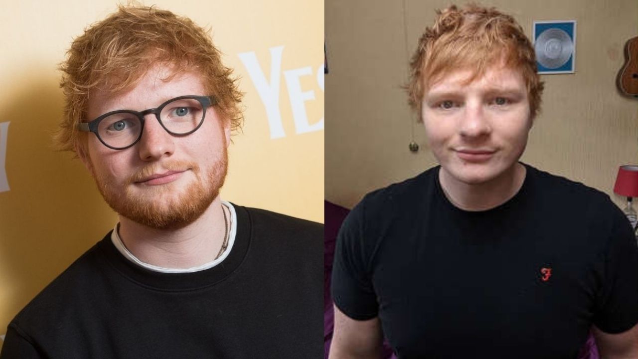 Ed Sheeran (Foto: Jeff Spicer/Getty Images)/ Ty Jones (Foto: reprodução)