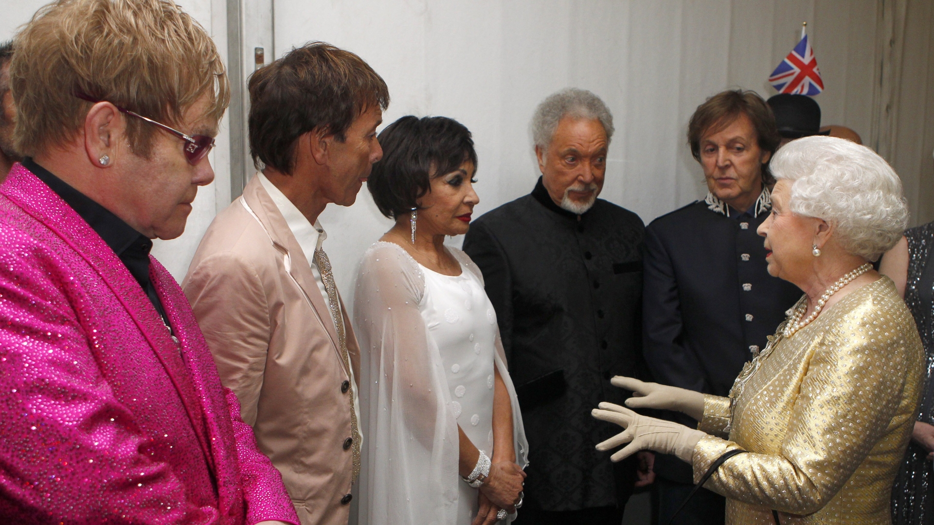 Elizabeth II e cantores