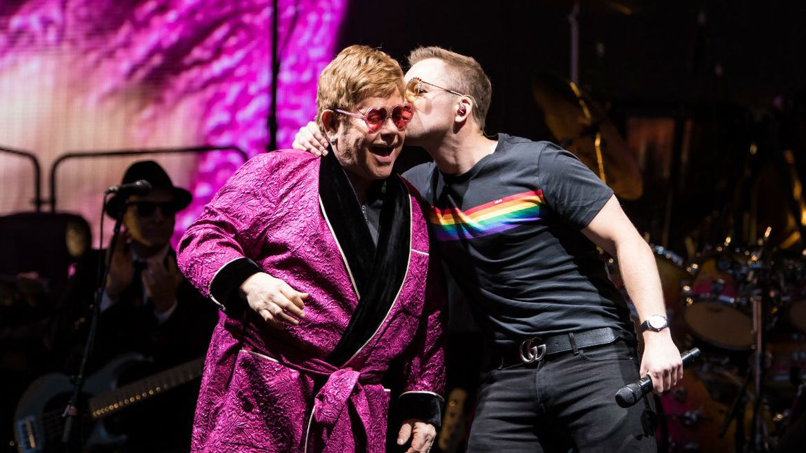 Elton John e Taron Egerton (Foto:Reprodução)