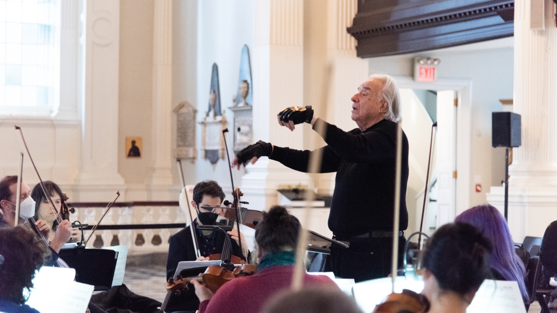 Maestro João Carlos Martins em ensaio