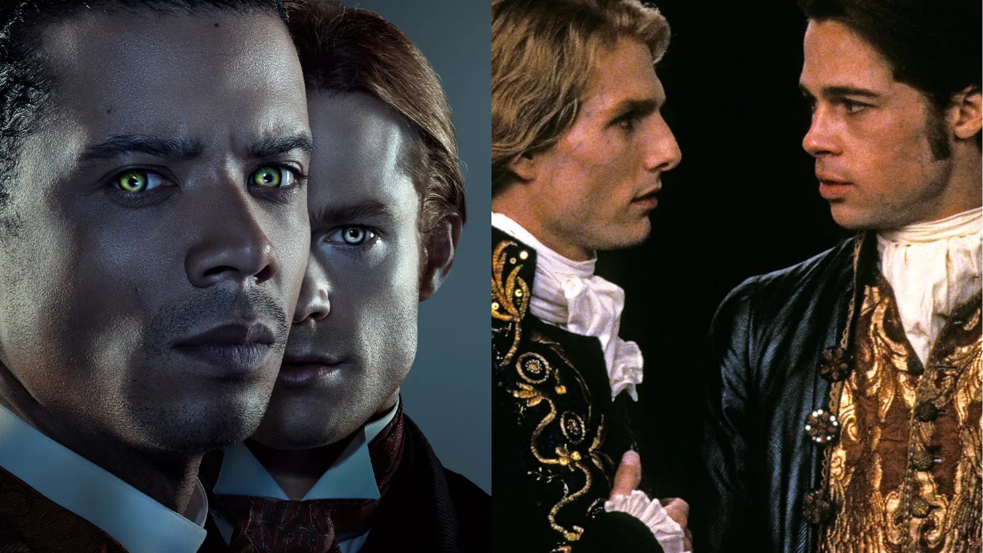 Pôster da série (Foto: Divulgação/ AMC) e cena do filme (Foto: Divulgação/ Warner Bros.)