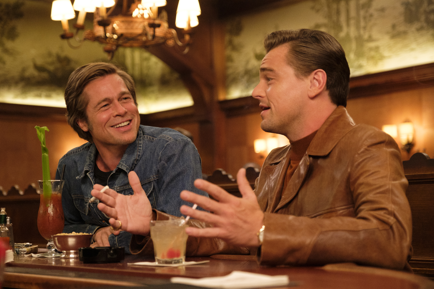 Brad Pitt e Leonardo DiCaprio (Foto: Divulgação / Sony)