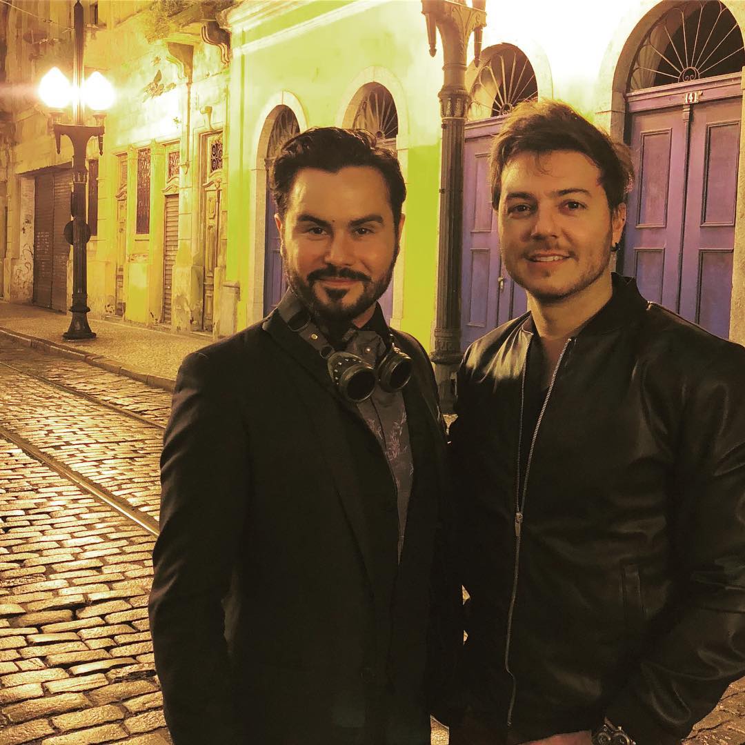 Enéias Tavares e Felipe Reis (Foto: Arquivo pessoal/Felipe Reis)