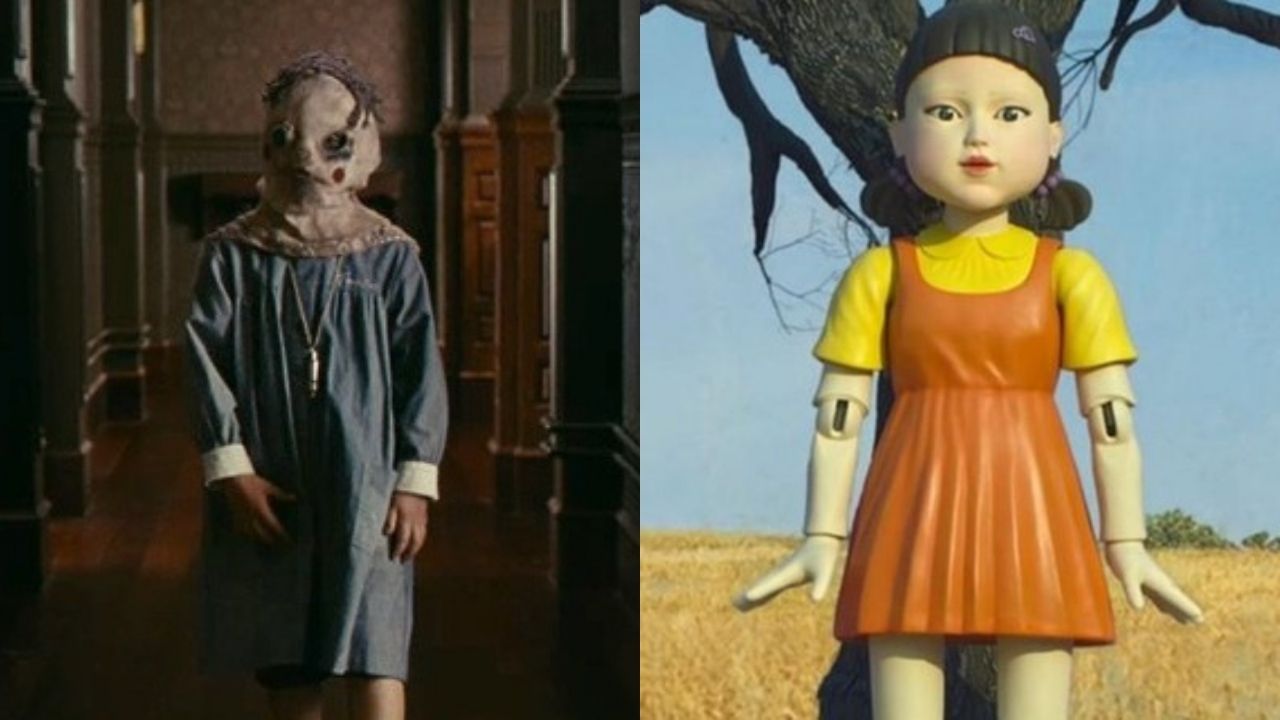 Filme de terror O Orfanato e série sul-coreana Round 6 (Foto: Reprodução)