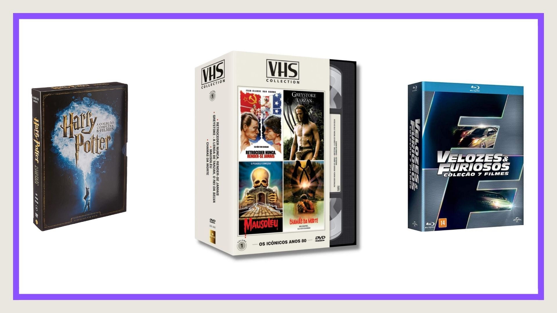 Com produções dos anos 80 às atuais, vale a pena aumentar sua coleção de DVD com os filmes mais incríveis