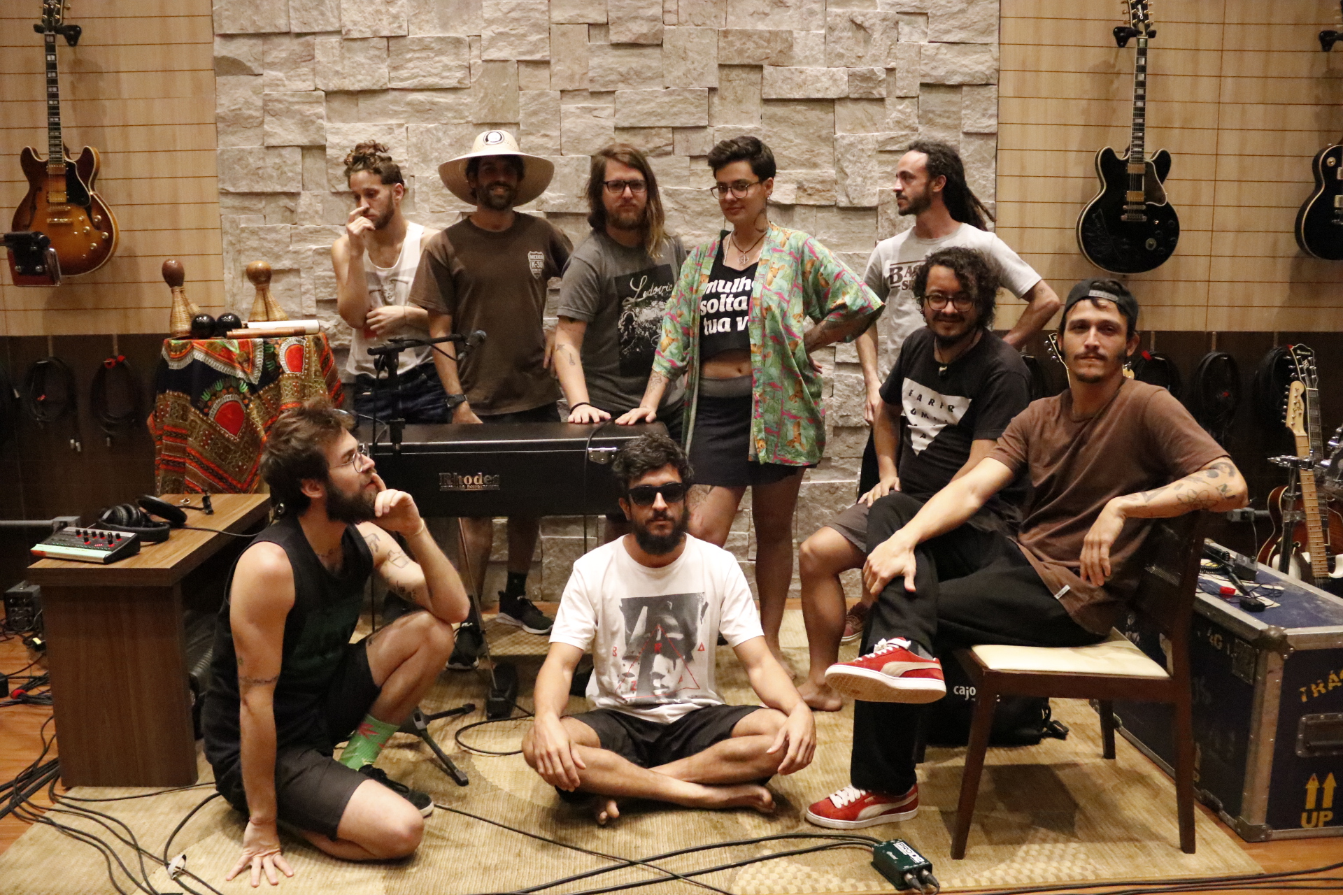 Francisco, El Hombre e Braza lançam a música 'Batida do Amor' (Foto: Kassyo Santos)