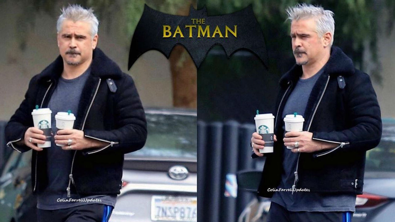 Fotos de Colin Farrell podem ter revelado o visual do Pinguim de bigode em The Batman