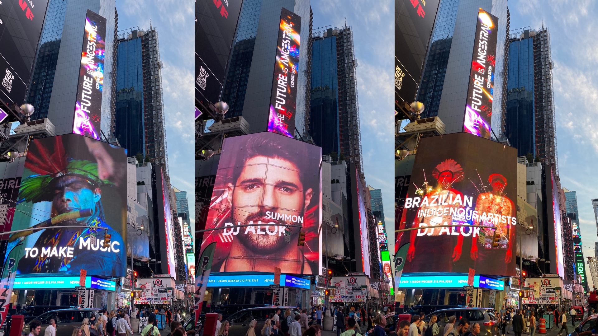Documentário na Times Square