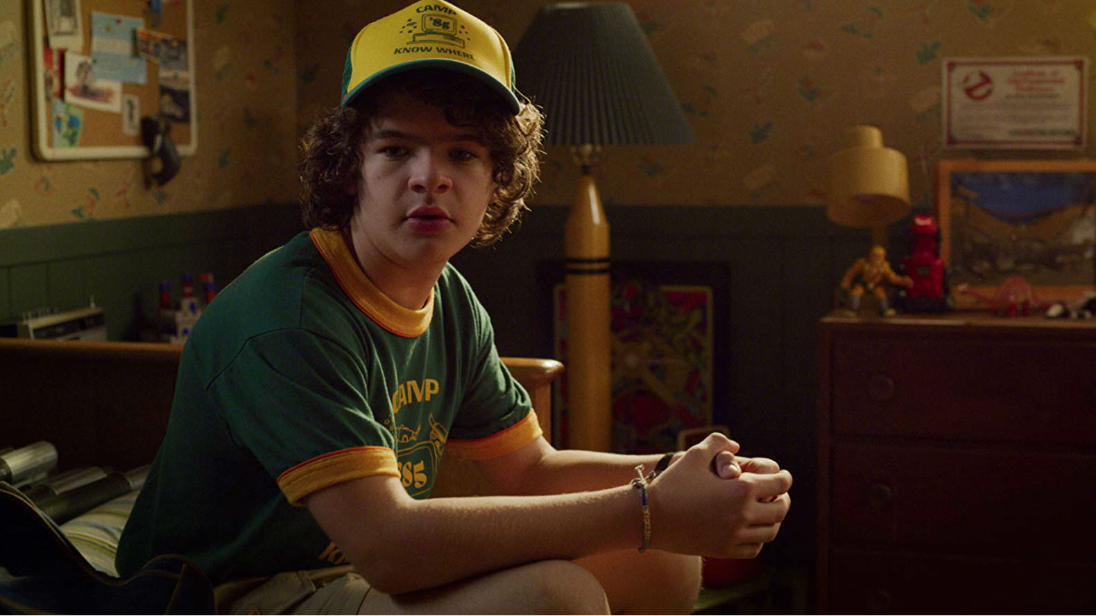 Gaten Matarazzo na terceira temporada de Stranger Things (Foto:Reprodução/Netflix)