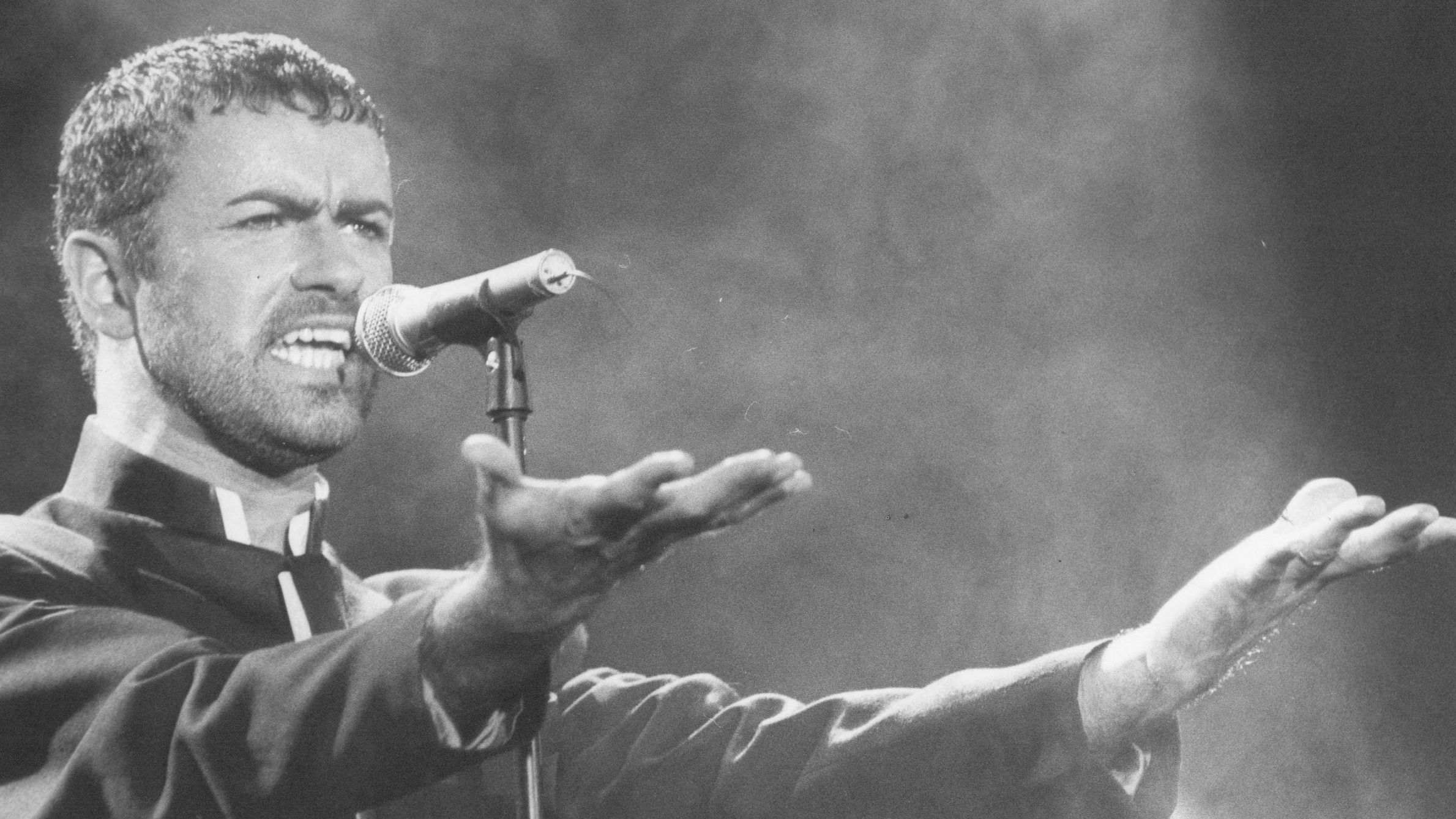 George Michael no Rio de Janeiro, no Rock in Rio 2, em 1991 (Agencia Estado/AP Images)