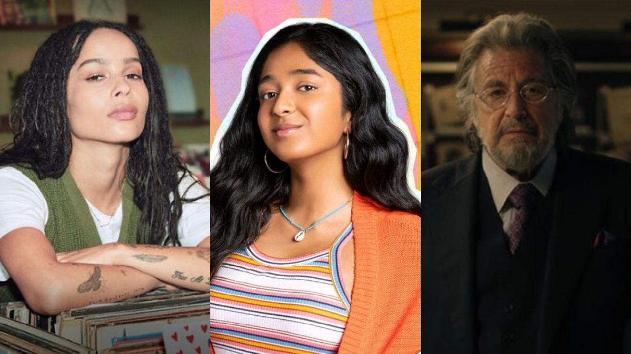 High Fidelity (Foto: Divulgação/Hulu), Eu Nunca (Foto: Divulgação) e Hunters (Foto: Reprodução)