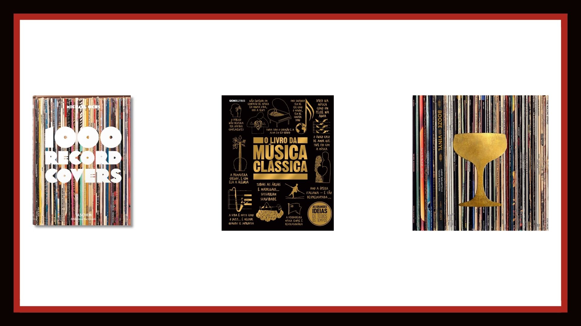 Capa das obras disponíveis na Amazon