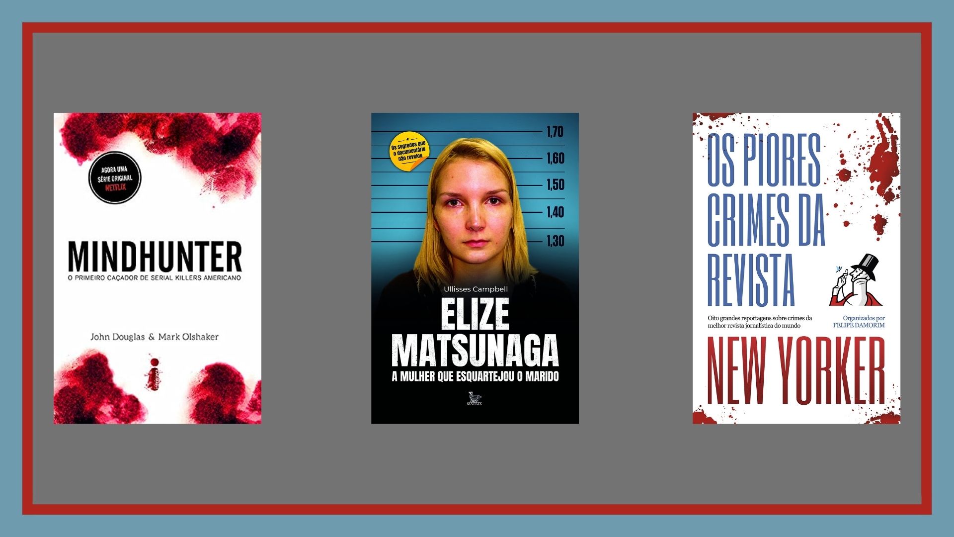 Capas das obras disponíveis na Amazon