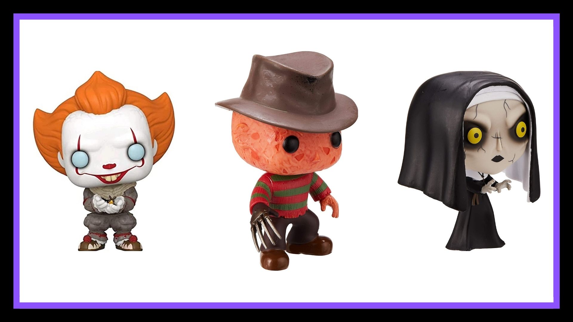 Arrepie-se com os bonecos colecionáveis inspirados em clássicos do terror e adicione cada um em sua coleção