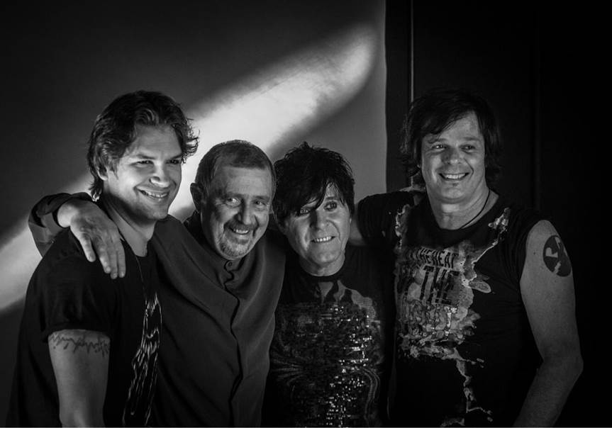 Dioy Pallone, Luiz Schiavon e Paulo P.A. Pagni e Fernando Deluqui, nova formação da RPM (Foto: Divulgação)