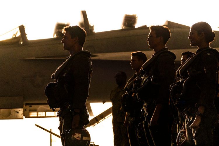 Tom Cruise em Top Gun: Maverick (Foto Divulgação Paramount Pictures)
