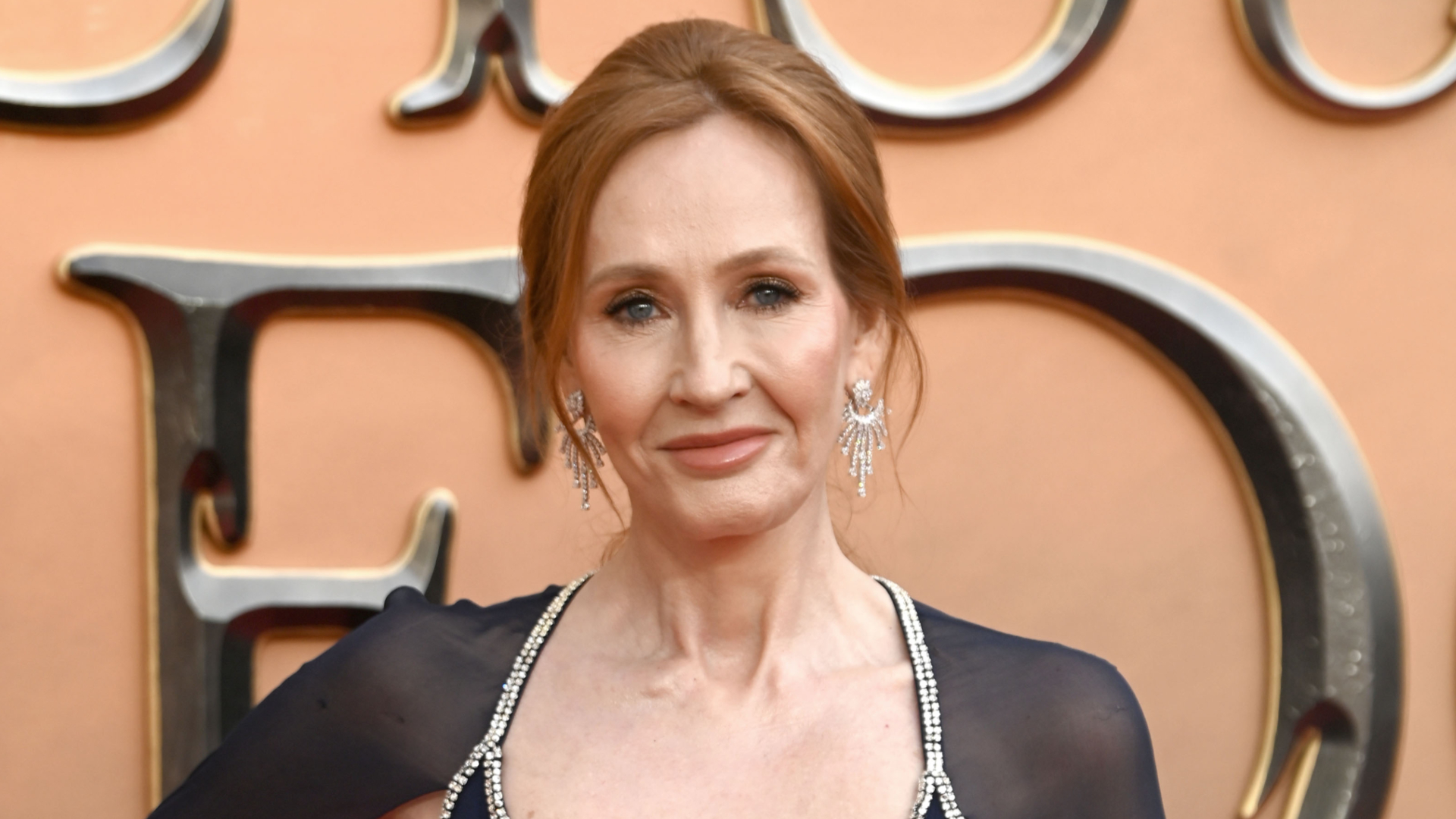 J.K. Rowling em tapete vermelho (Foto: Getty Images)