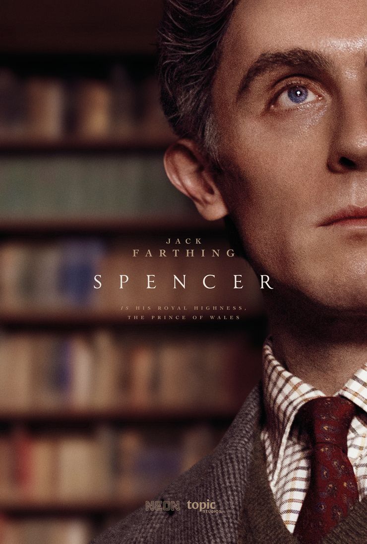 Jack Farthing em pôster de Spencer (Foto: Reprodução)