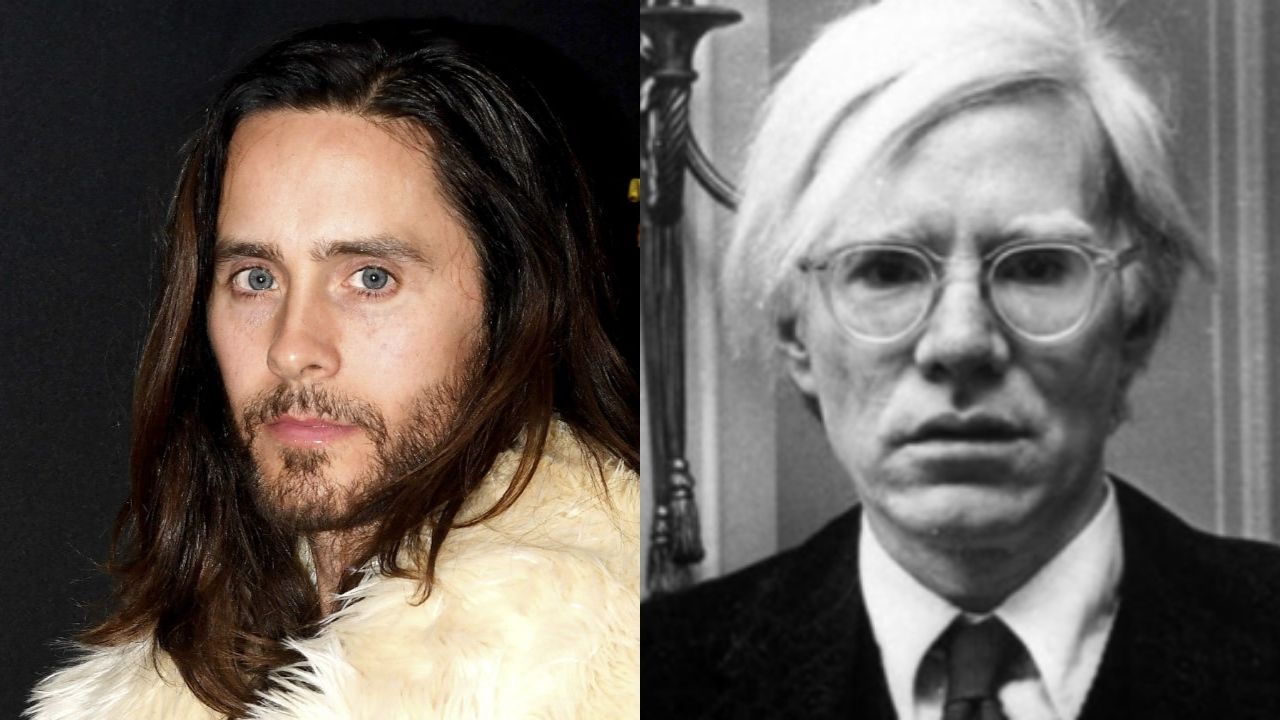 Jared Leto (Foto: AP) e Andy Warhol (Foto: Reprodução/Instagram)