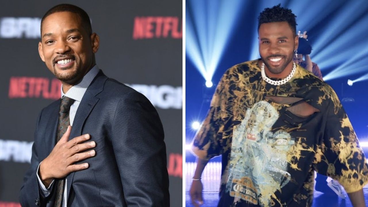 Will Smith (foto: AP/Jordan Strauss) e Jason Derulo (Foto: Reprodução/YouTube)