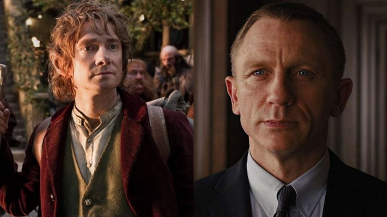 Jed Brophy em O Hobbit (Foto: Reprodução/IMDb) / Daniel Craig como James Bond (Foto: Reprodução)