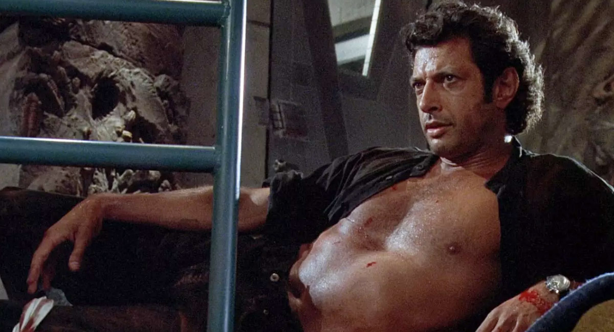 Jeff Goldblum em cena do Jurassic Park (Foto:Reprodução)