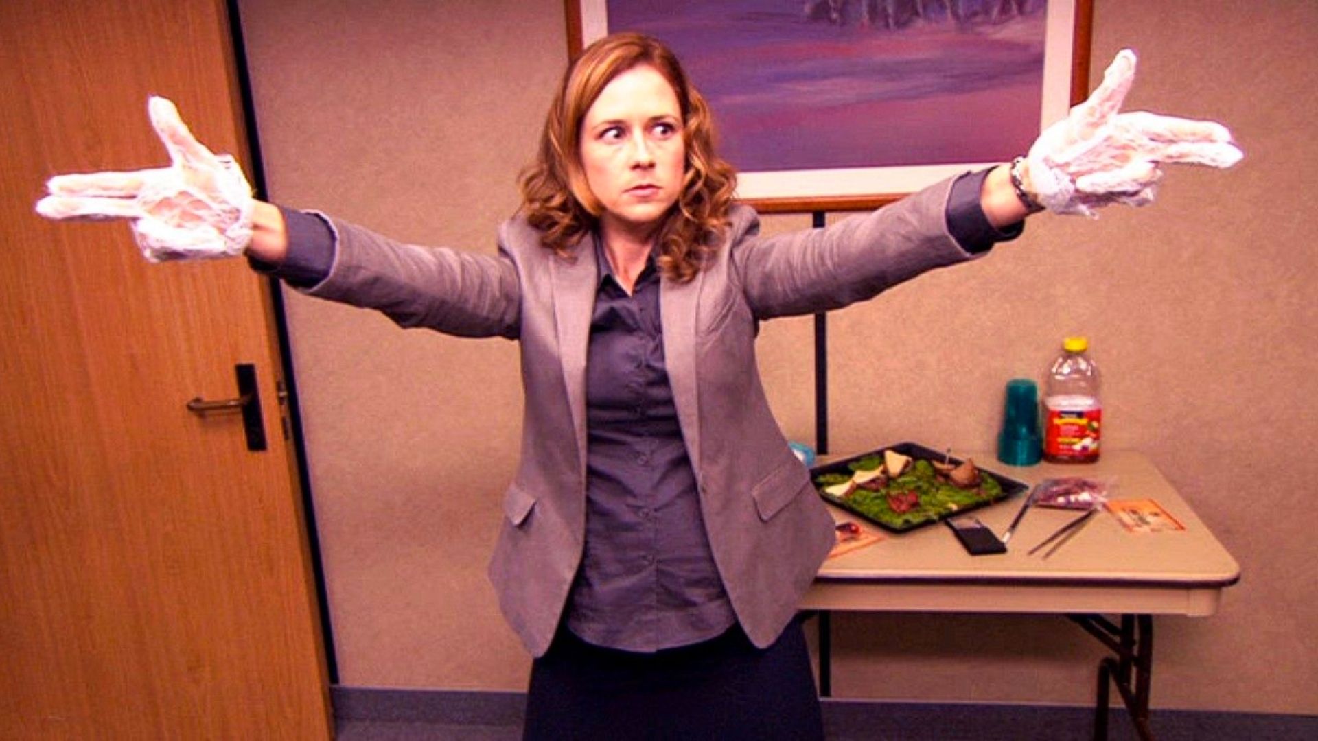 Jenna Fischer em The Office (Foto: Reprodução via Twitter)