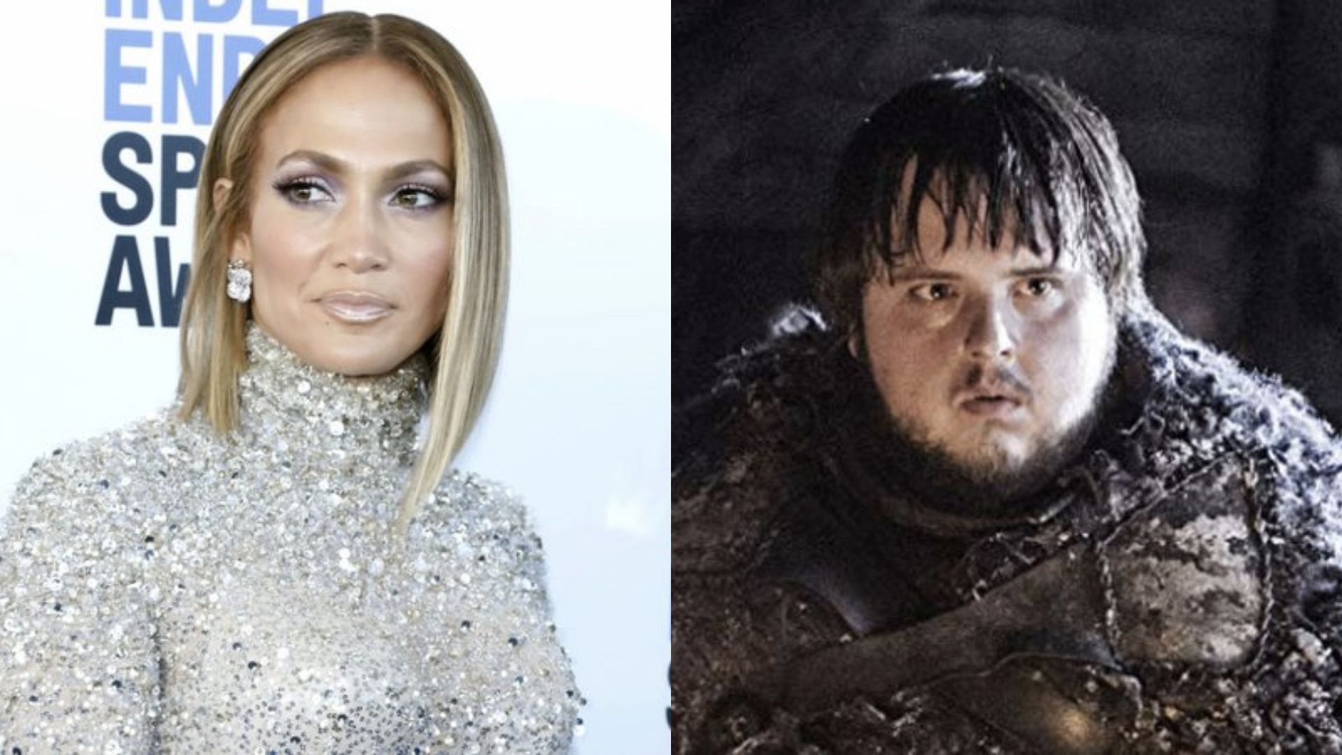 Jennifer Lopez (Foto: Dave Bedrosian / Geisler-Fotopress /picture-alliance/dpa/AP Images) e John Bradley em Game of Thrones (Foto: Reprodução)