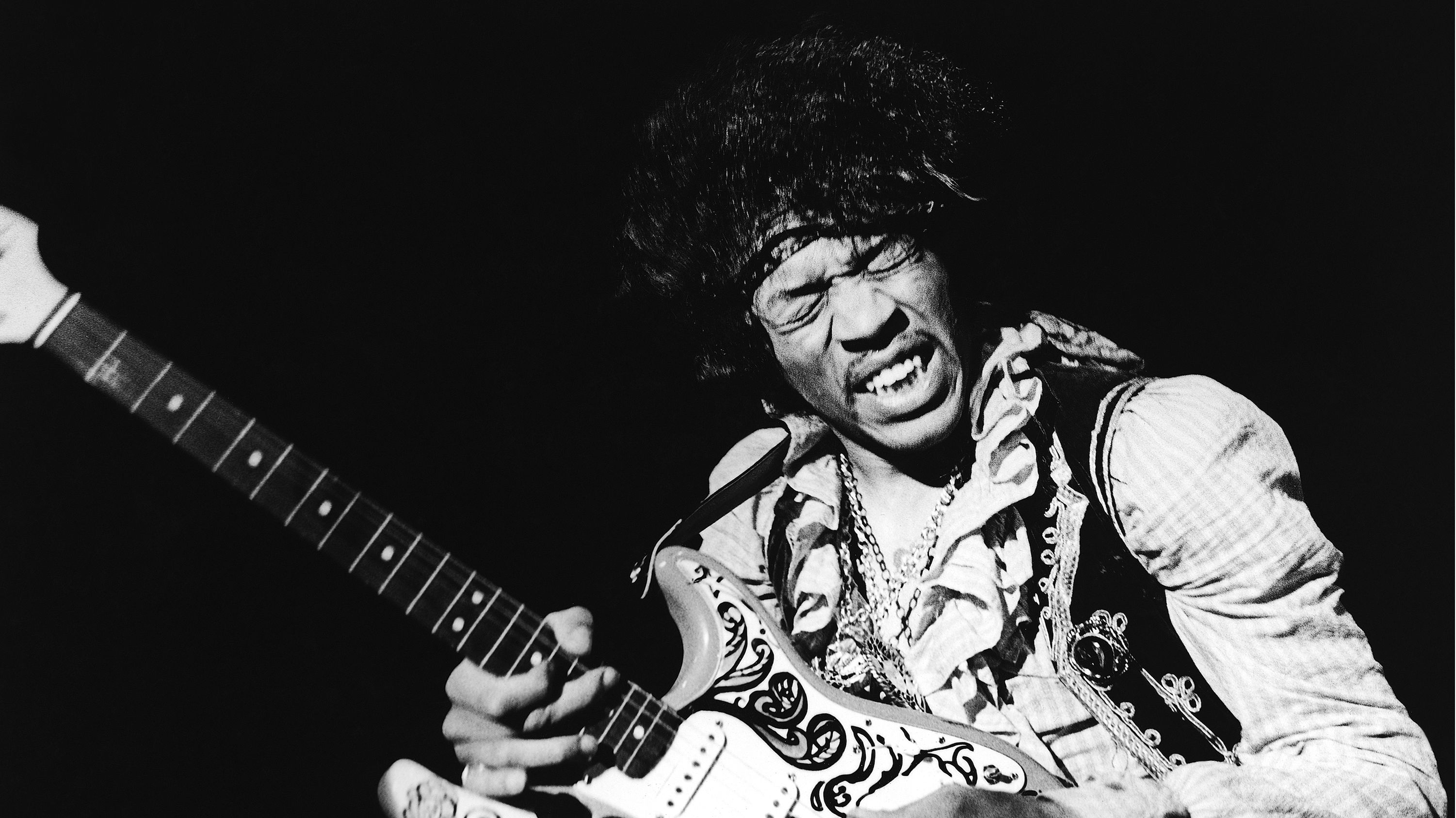 Jimi Hendrix em junho de 1967 (Foto:Bruce Fleming/AP Images)