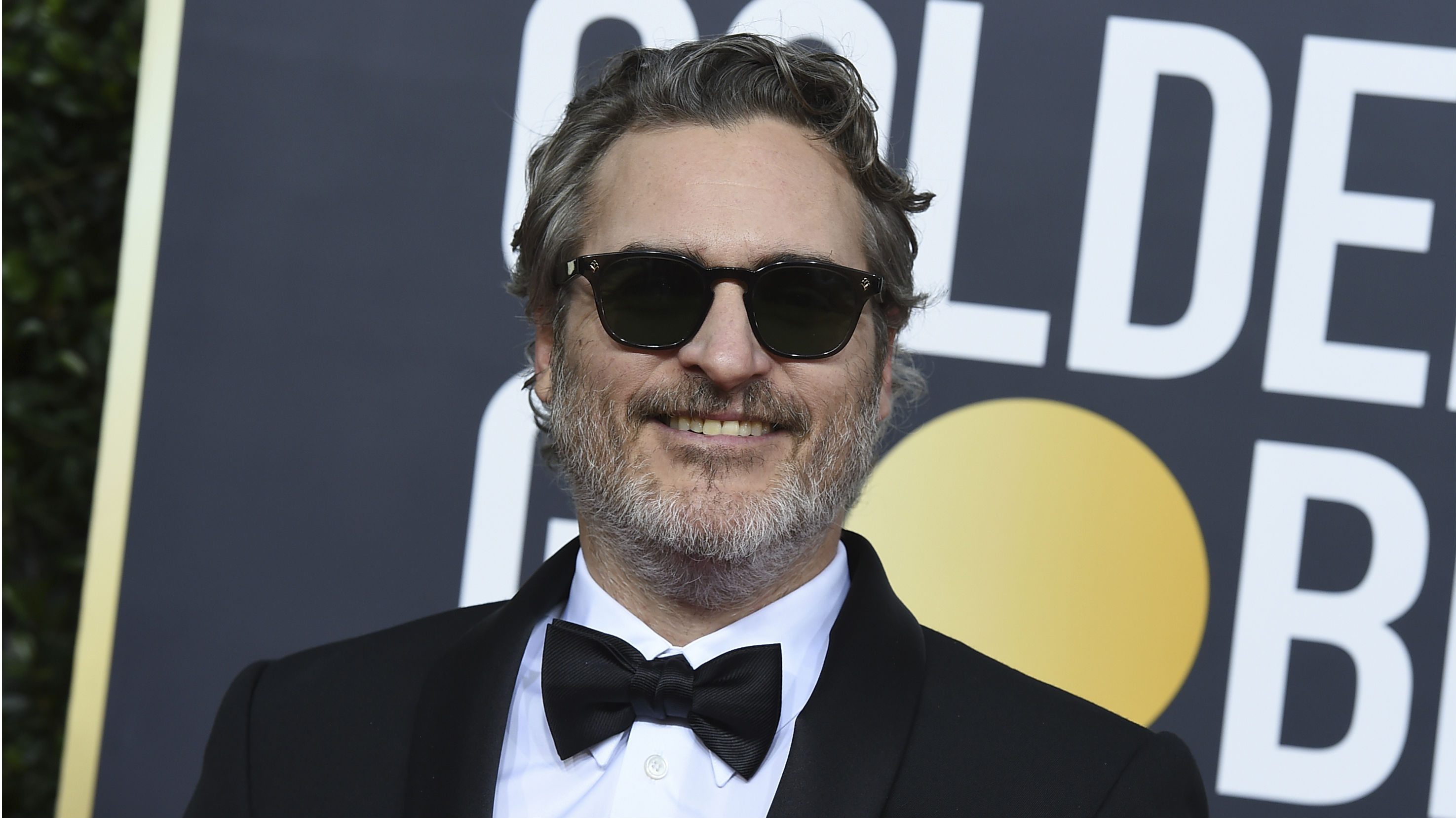 Joaquin Phoenix na edição de 2020 do Globo de Ouro (Foto: Jordan Strauss/Invision/AP)