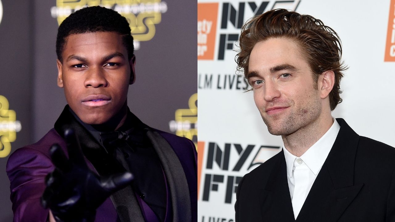 John Boyega (Foto: Frazer Harrison/Getty Images) e Robert Pattinson (Foto: Jamie McCarthy/Getty Images)