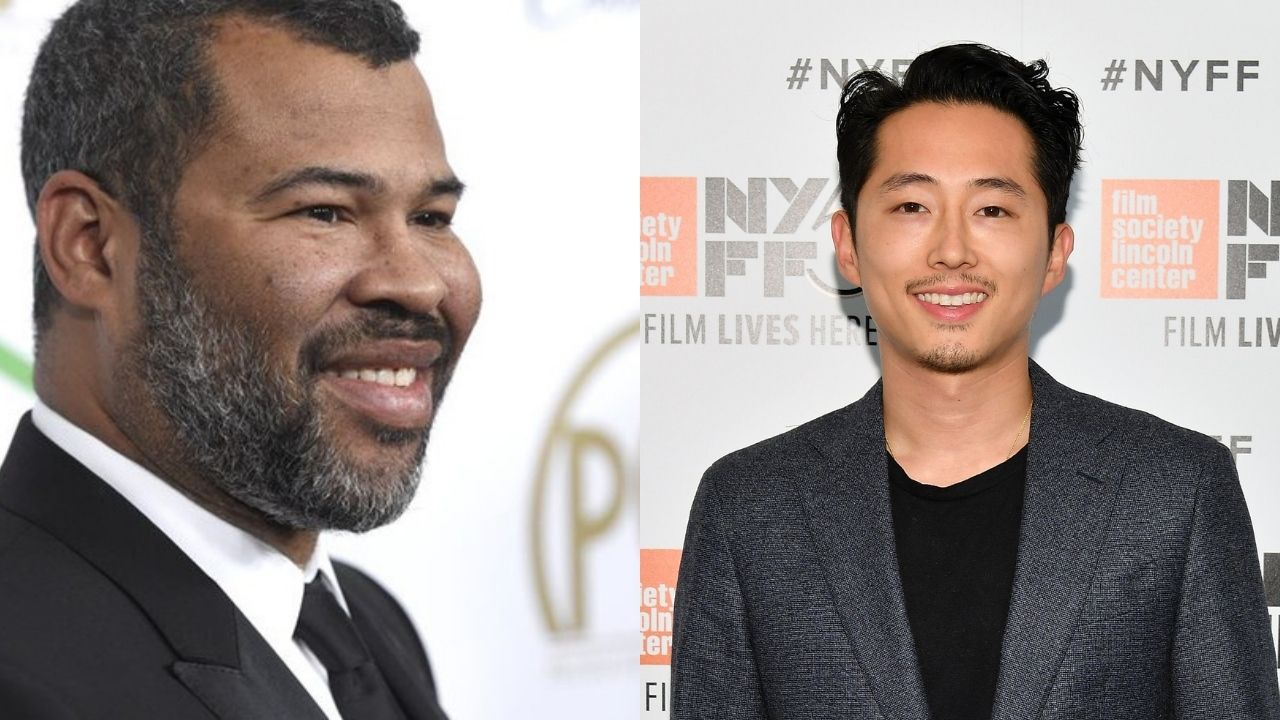 Jordan Peele (Foto: Chris Pizzello/Invision/AP) e Steven Yeun (Foto: Dia Dipasupil / Getty Images)